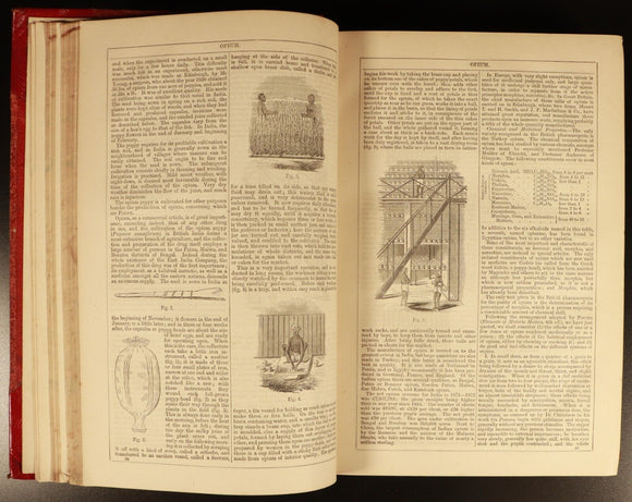 c1868 3vol Chambers's Encyclopaedia Antiquarian Reference Books Maps Australia