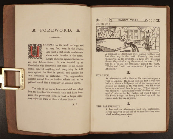 1926 Canny Tales Fae Aberdeen by Allan Junior Antique Scottish Fiction Book