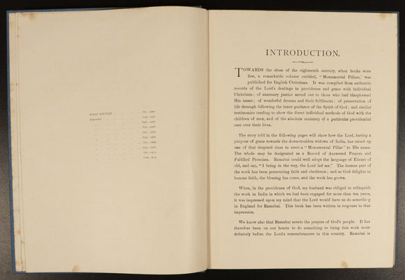 1914 Pandita Ramabai by Helen S. Dyer Antique Indian Biography History Book