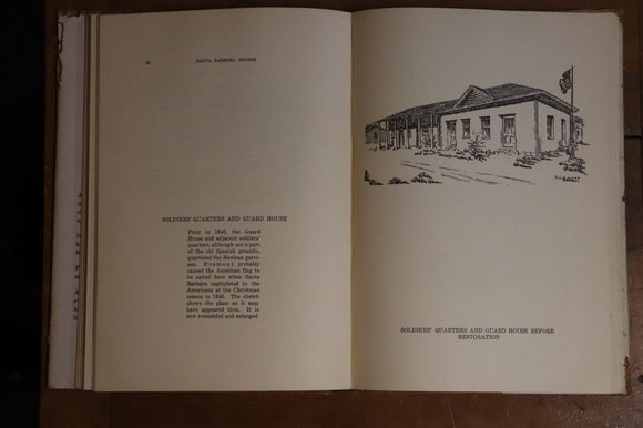 1948 Santa Barbara Adobes by C Cullimore Antique Architecture Book 1st Ed.