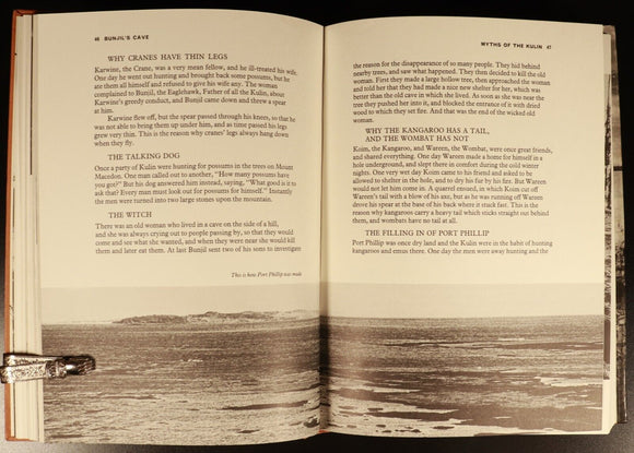 1968 Bunjil's Cave by Aldo Massola Australian Aboriginal Myths & Legends Book