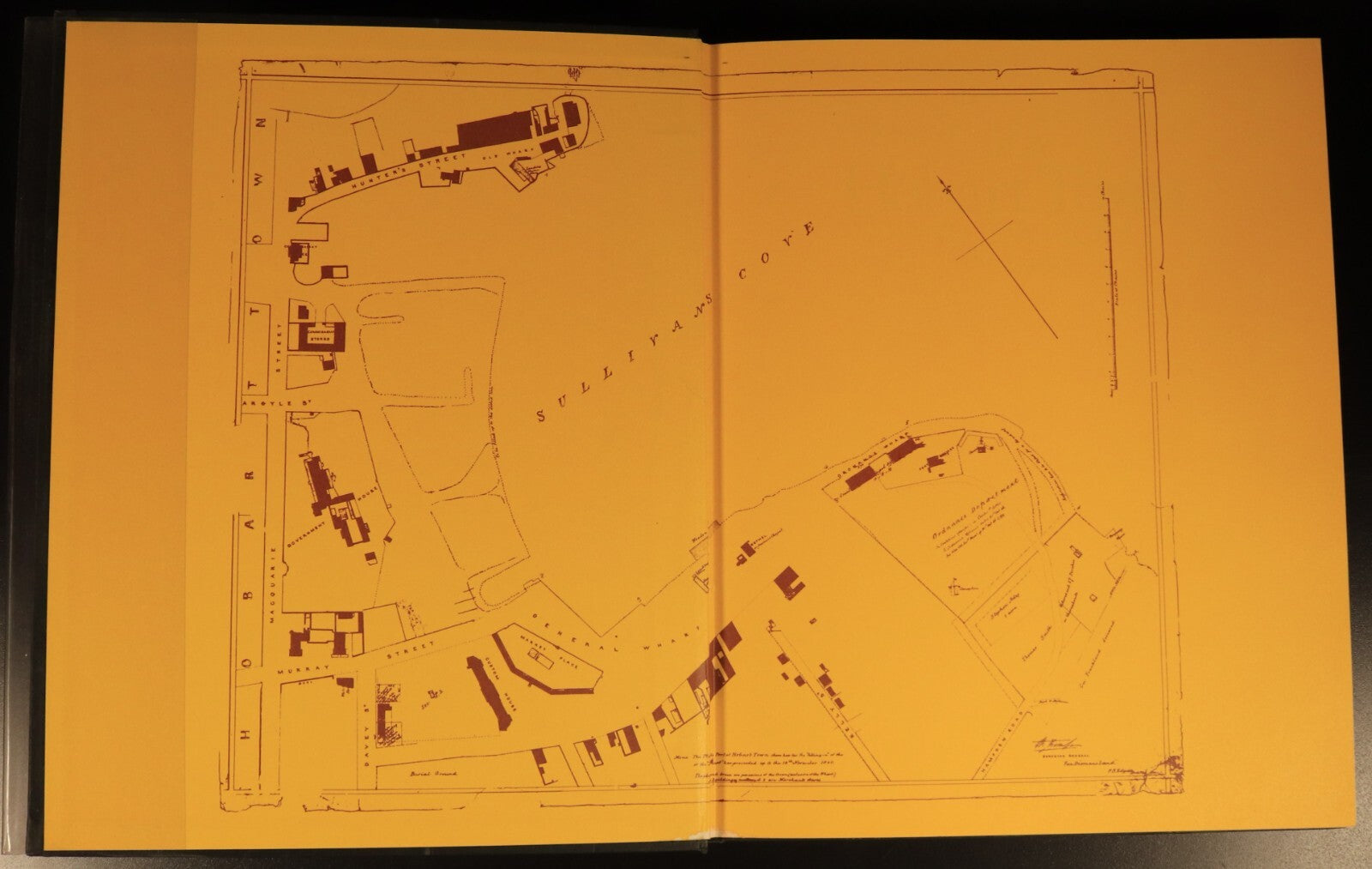 1978 Old Hobart Town & Environs 1802-1855 Illustrated Australian History Book