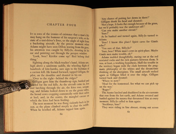 1960 The Naked Country by Michael East Vintage Australian Fiction Book 1st Ed