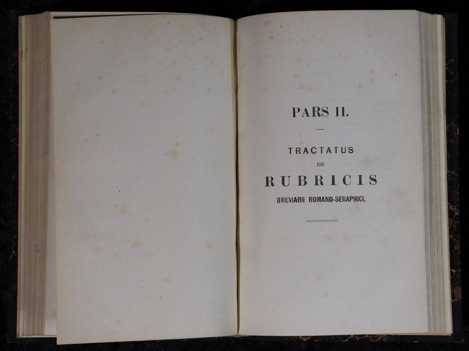 1907 Tractatus De Rubricis Missalis Romano Seraphici Antique Theology Book