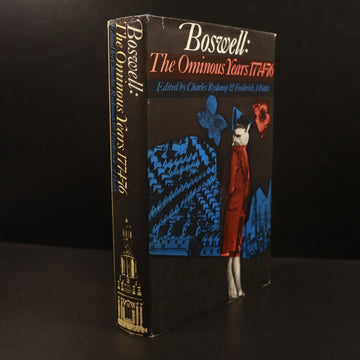 1963 Boswell: The Ominous Years 1774-1776 Vintage Scottish History Book