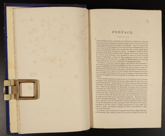 c1885 Introduction To The Literature Of Europe Henry Hallam Antique History Book