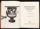 1989 Red Figured Vases Of South Italy & Sicily by A.D. Trendall History Book-4
