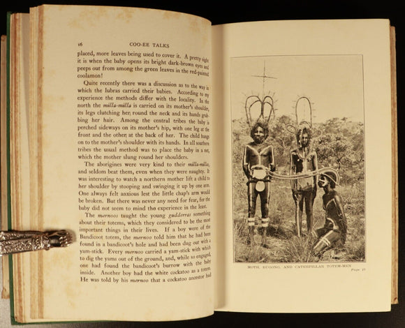 1928 Coo-ee Talks by W. Robertson Australian Aboriginal History Book 1st Edition