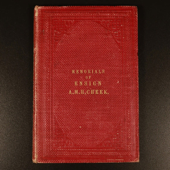 1857 The Martyr Of Allahabad by R. Meek Antique British Military History Book