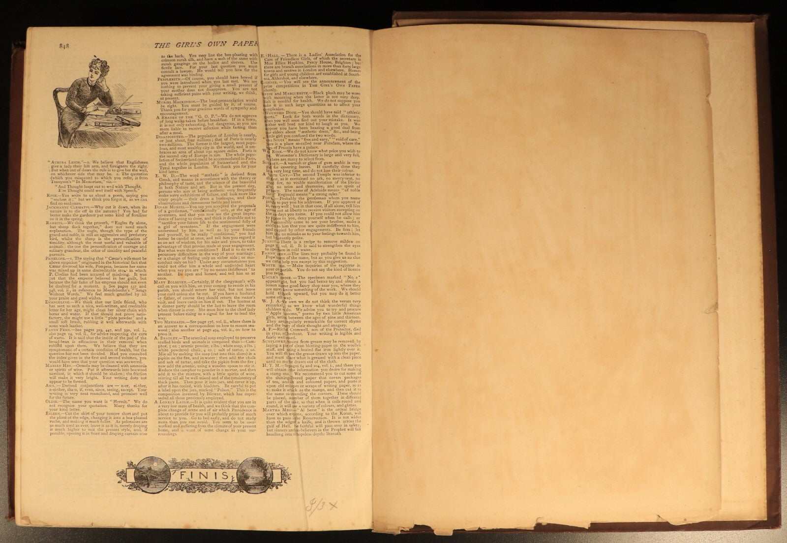 The Girls Own Annual 1882 Antique British Illustrated Girls Book Volume 3