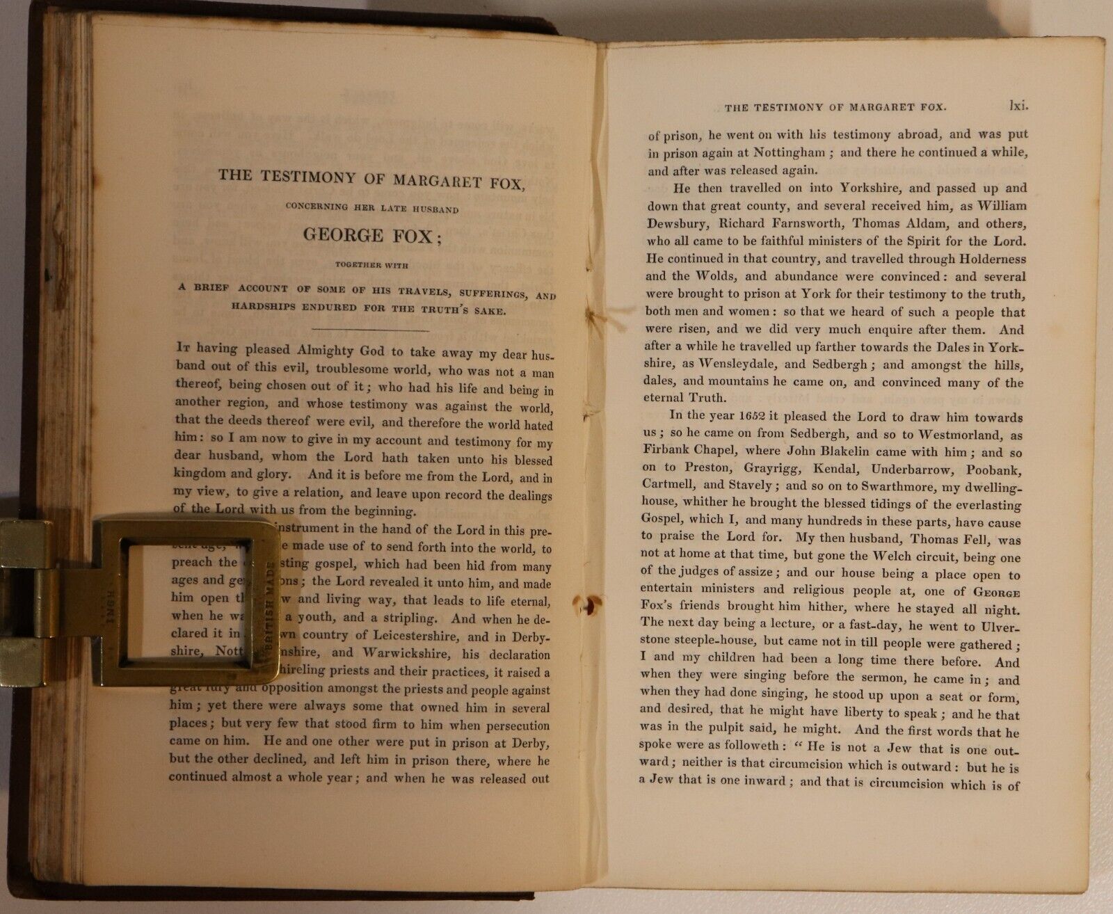 1836 2vol A Journal Of The Life Of George Fox Antiquarian British History Books