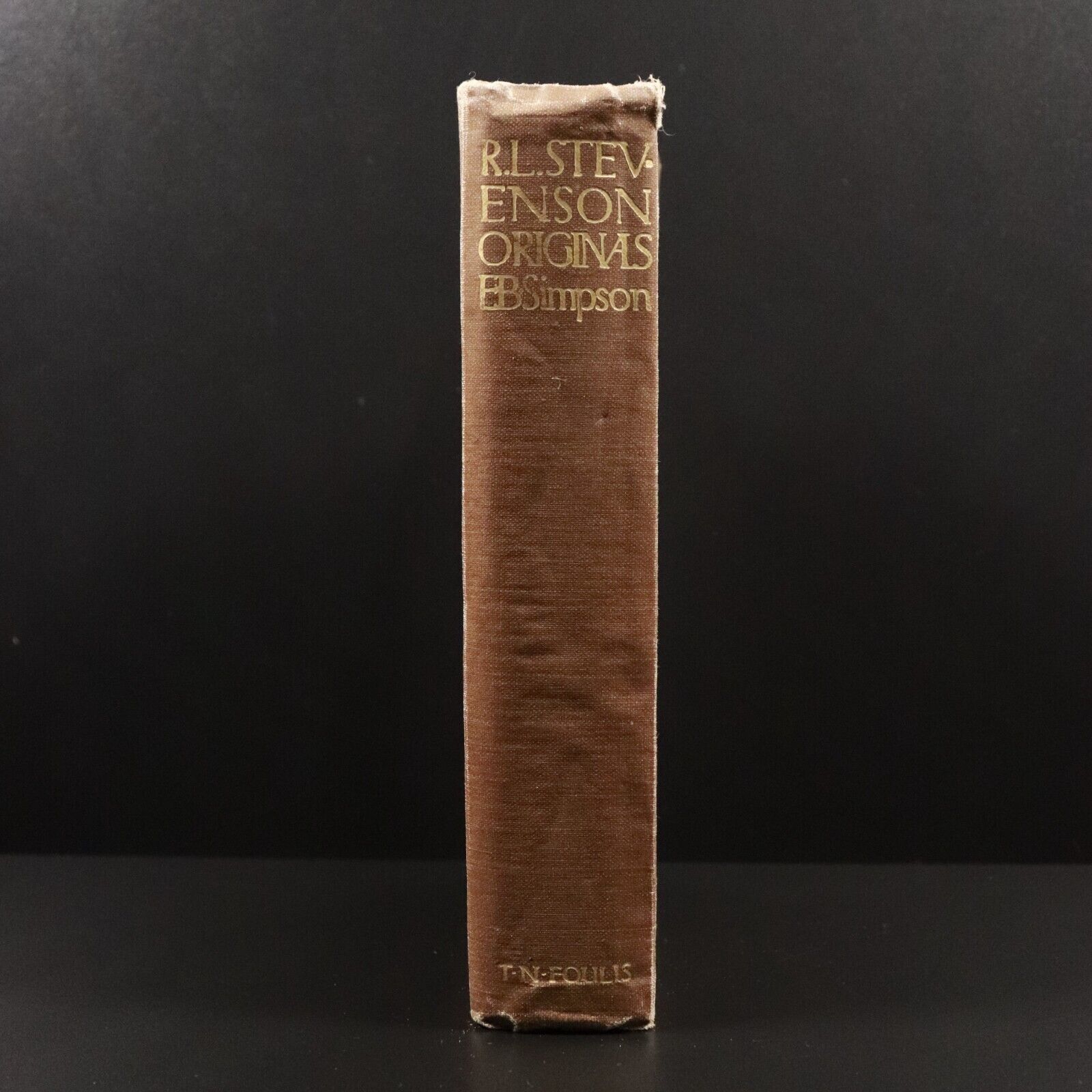 1912 The Robert Louis Stevenson Originals by B. Blantyre Simpson History Book