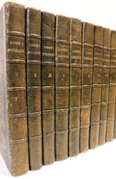 1835 12vol Portraits Illustrious Personages Great Britain Antiquarian Book Set-3