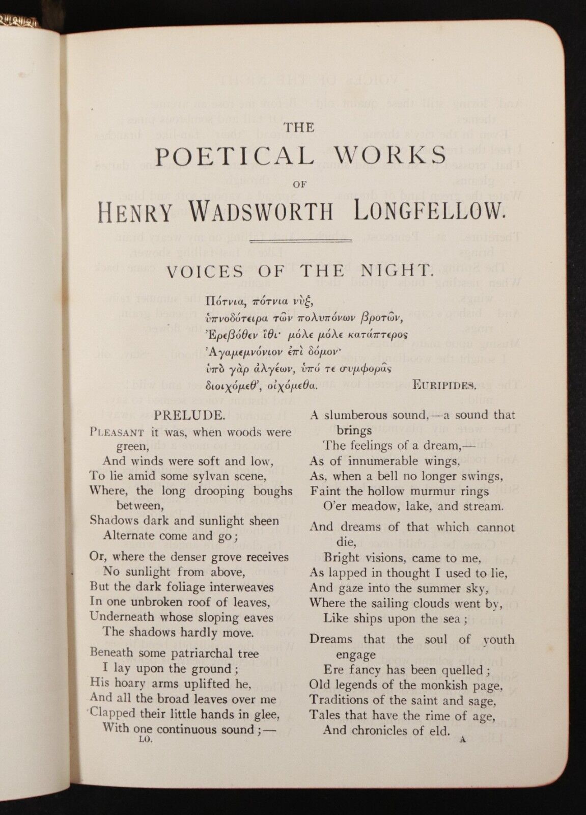 c1900 The Poetical Works Of Henry Longfellow Intro Jerrold Antique Poetry Book