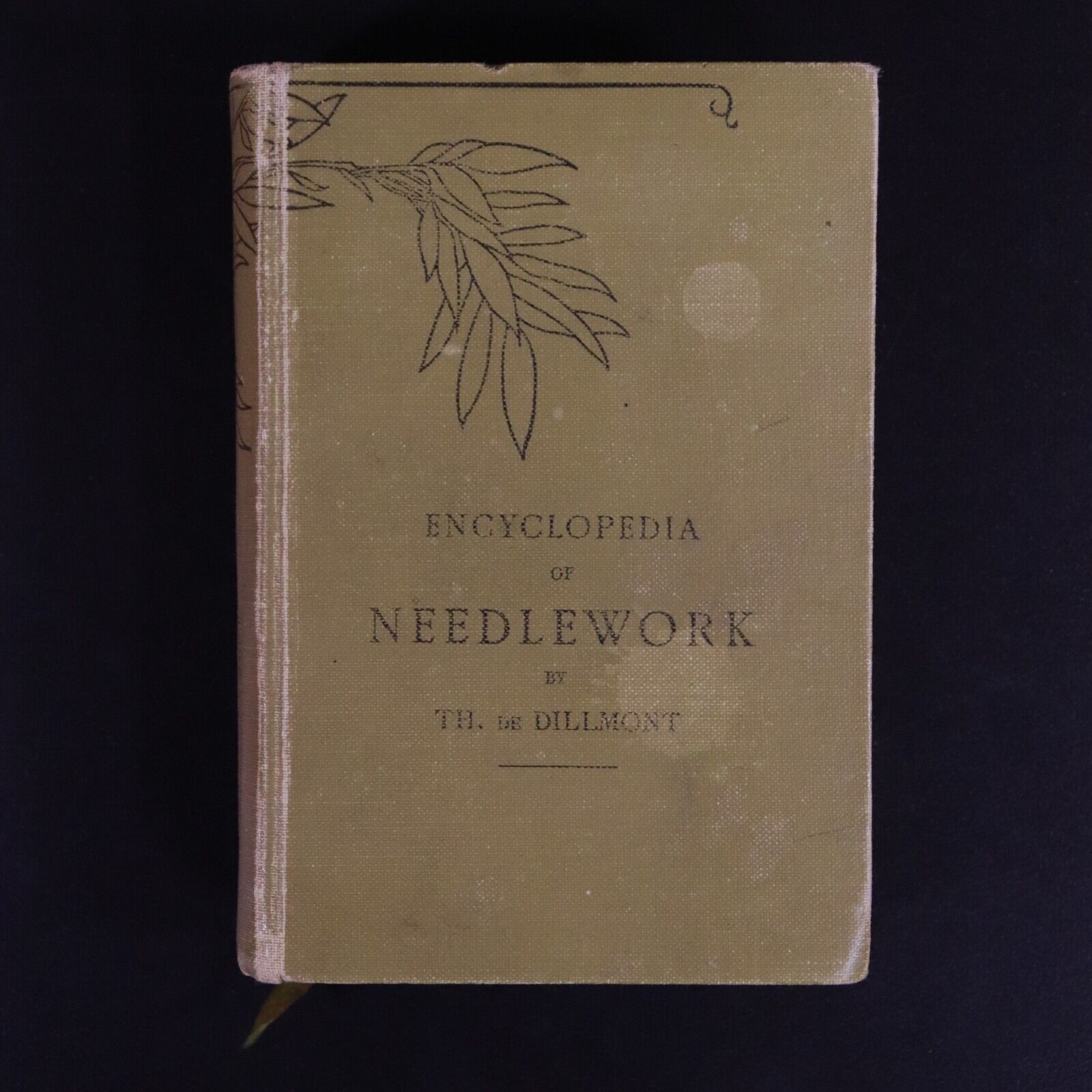 c1900 Encyclopedia Of Needlework by Therese De Dillmont Antique Craft Book