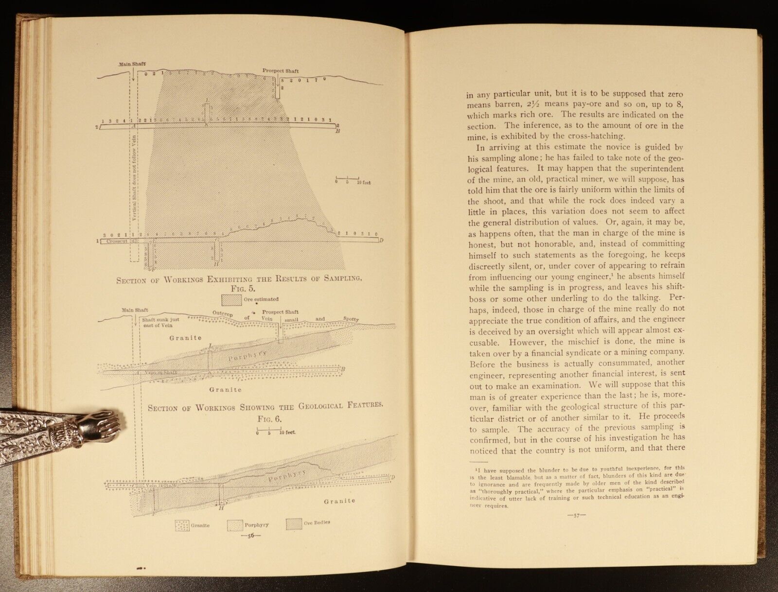 1904 Sampling Of Ore In A Mine TA Rickard Antique American Mining Reference Book