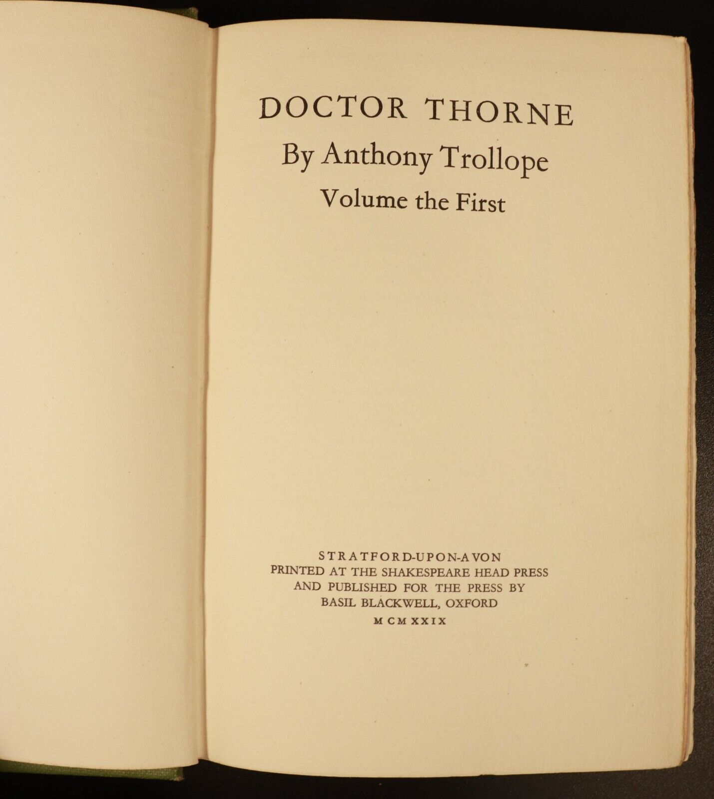 1929 14vol Shakespeare Edition Novels Of Anthony Trollope Antique Book Set