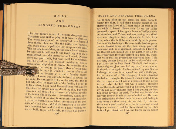 1935 Rod And Line by Arthur Ransome Antique Fishing Book Travellers Library