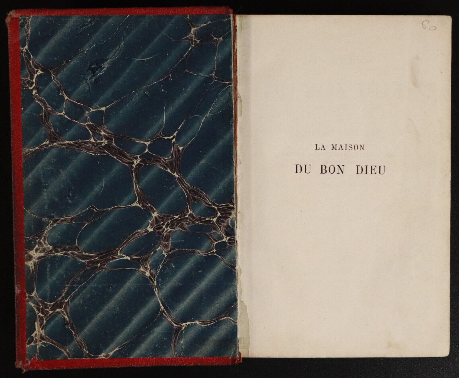 1883 La Maison Du Bon Dieu by Emilie Carpentier French Antique Fiction Book