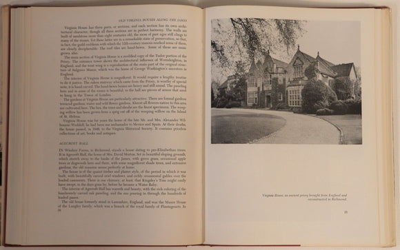 1955 Old Virginia Houses by E.F. Farrar Vintage American Architecture Book