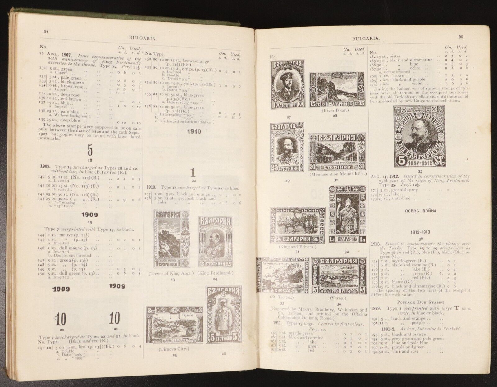 1914 Stanley Gibbons Priced Catalogue Of Stamps Antique Reference Book