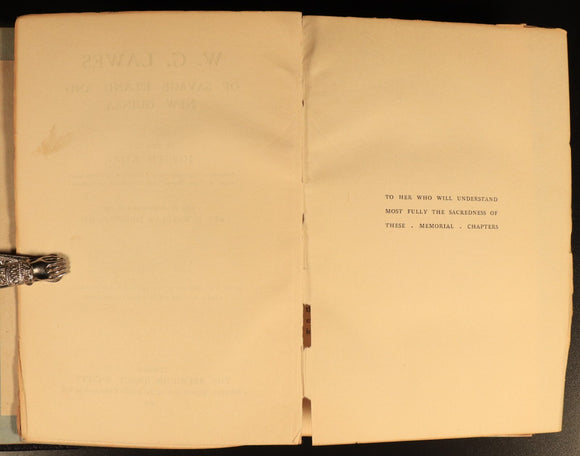 WG Lawes Of Savage Island & New Guinea 1909 Antiquarian Australian History Book