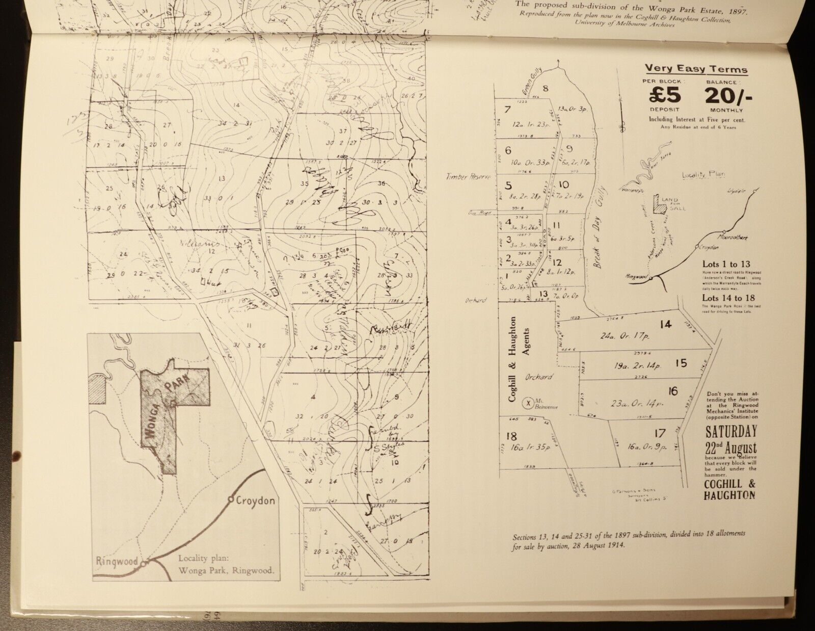 1984 Border Country Mooroolbark & Wonga Park Melbourne Local History Book