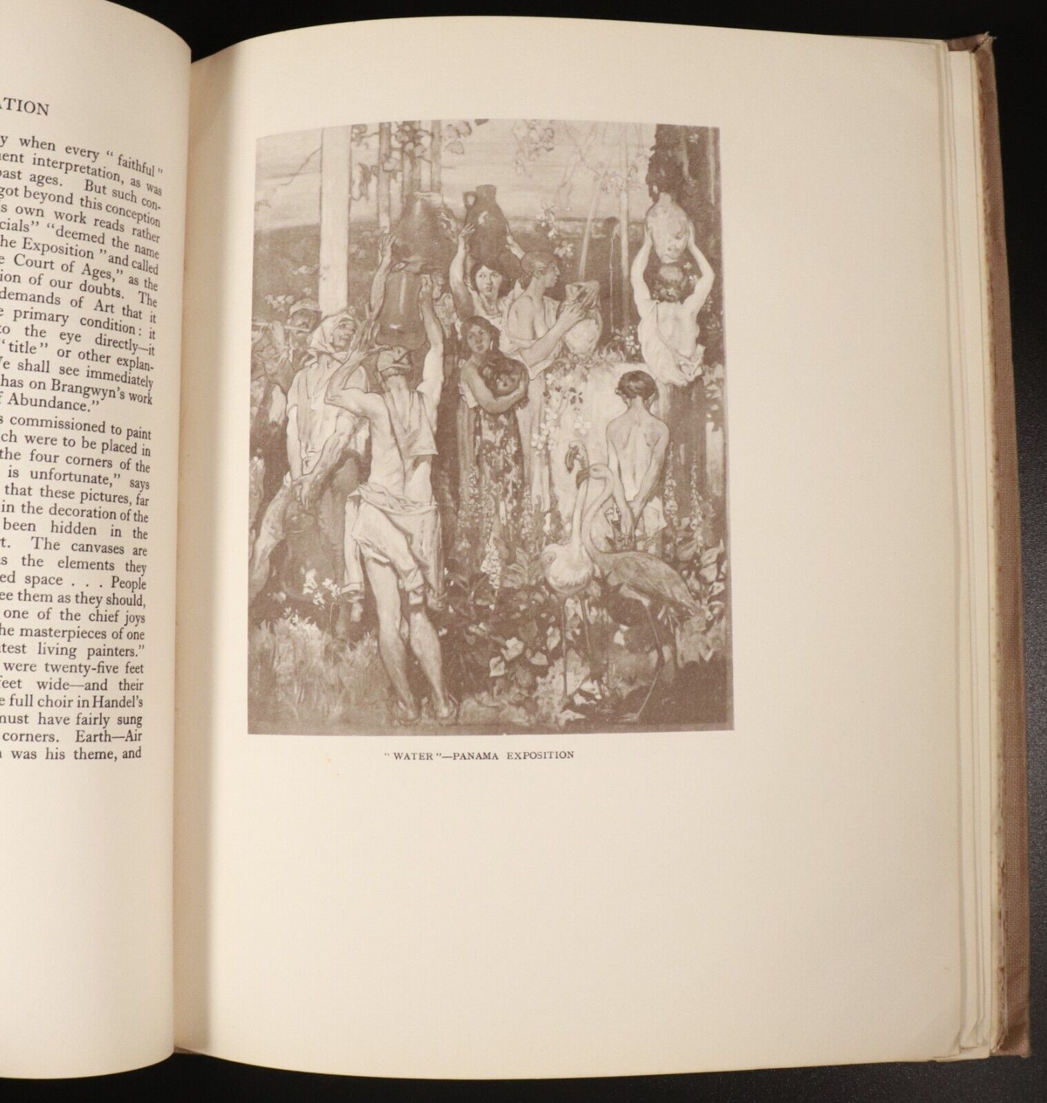 1924 The Decorative Art Of Frank Brangwyn by H. Furst Antique Art Book 1st Ed.