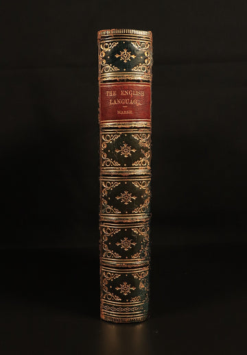 Lectures On The English Language by George P Marsh 1880 Antique Reference Book - 0