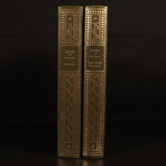 Daphne Du Maurier Rebecca & Midnight Vintage Fiction Books 2vol Heron Books