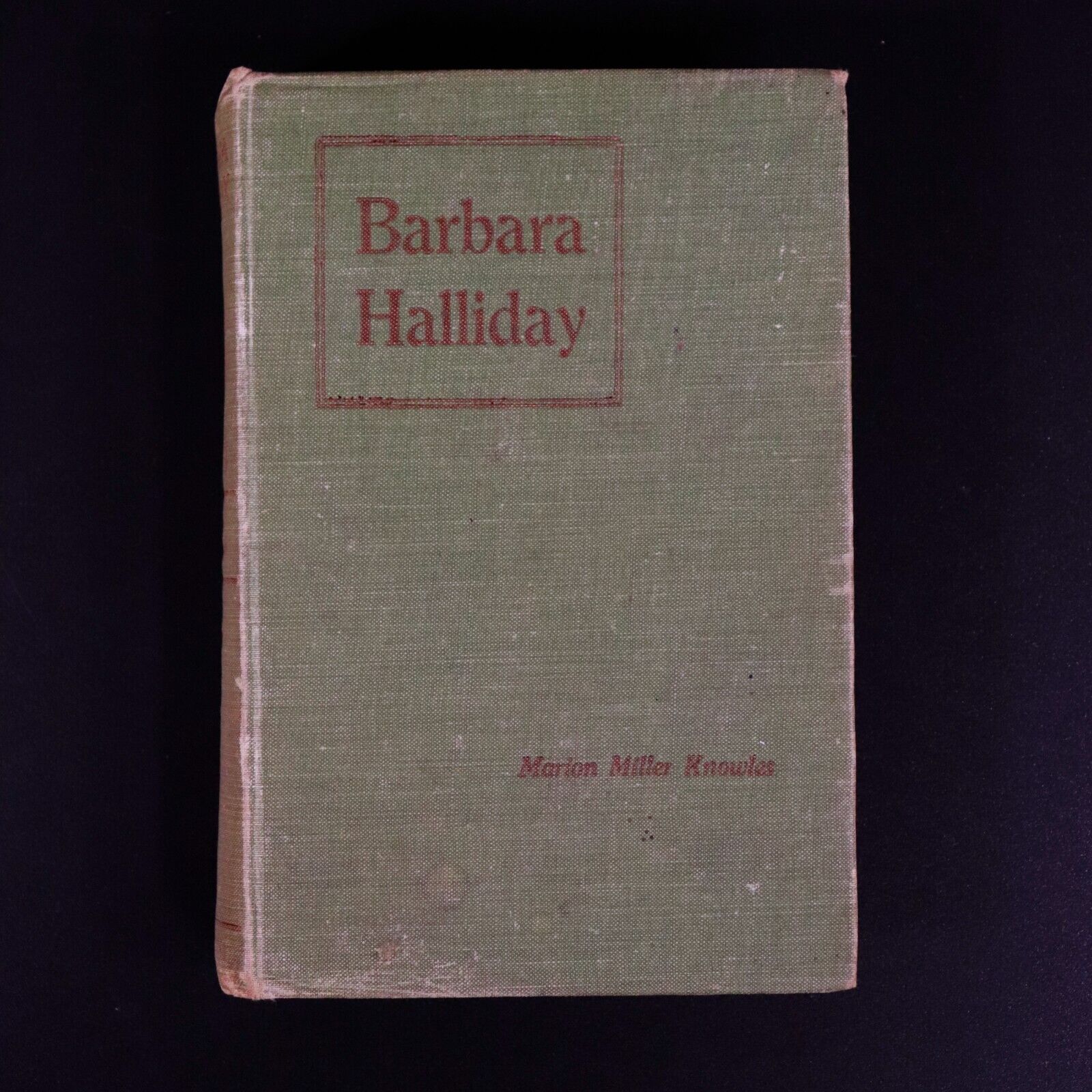 c1896 Barbara Halliday by Marion M. Knowles Antique Australian Fiction Book