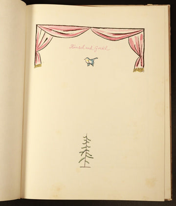 1972 Hansel Und Gretel Edition Peters Leipzig Vintage German Childrens Book - 0