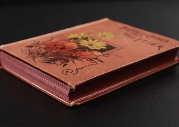 c1900 Birthday Chimes From John Greenleaf Whittier Antique Poetry Diary Book