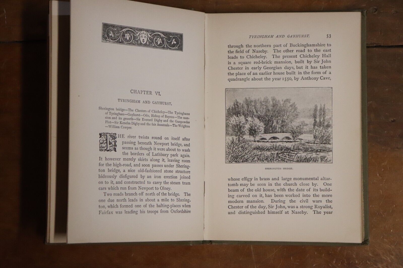 c1891 The Ouse by A.J. Foster Antique British Natural History Book w/Map