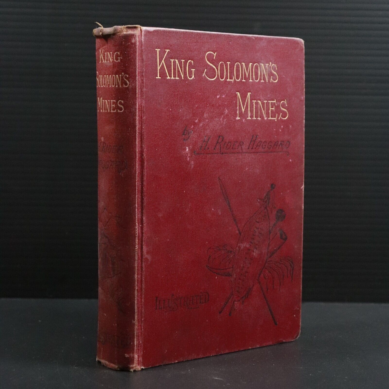 1888 King Solomon's Mines by H. Rider Haggard Antique Book Early Reprint