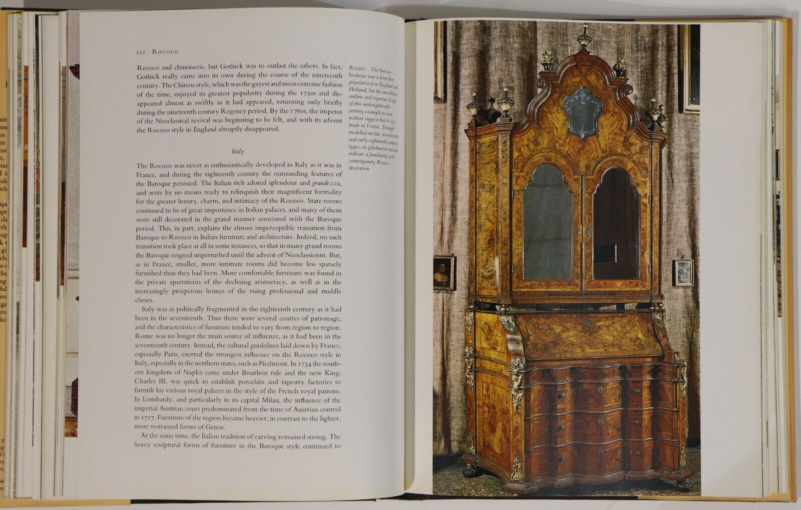 1982 Antique Furniture: Baroque, Rococo, Neoclassical Antique Furniture Book