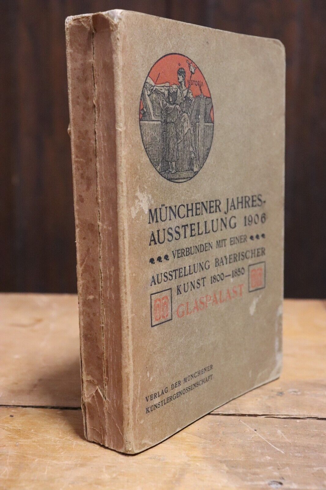 1906 Katalog der Münchener Jahres-Ausstellung Antique German Art Book Munich