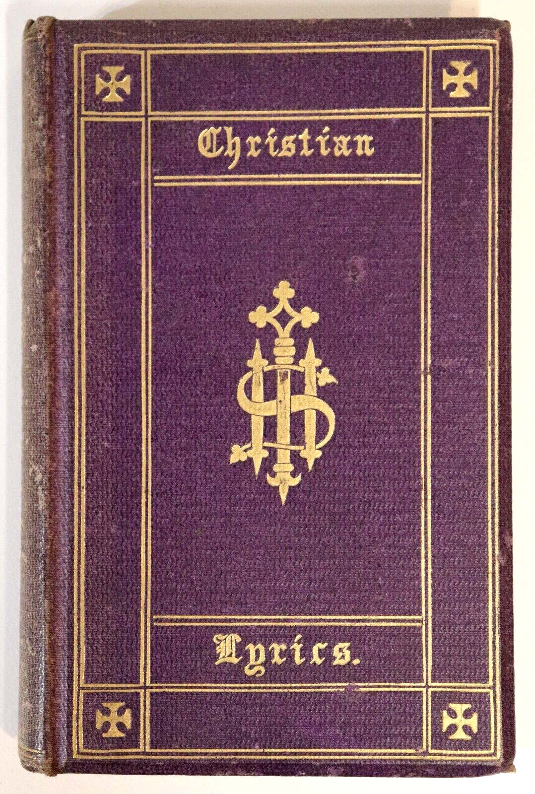 c1895 Christian Lyrics From Modern Authors Antique British Theology Book