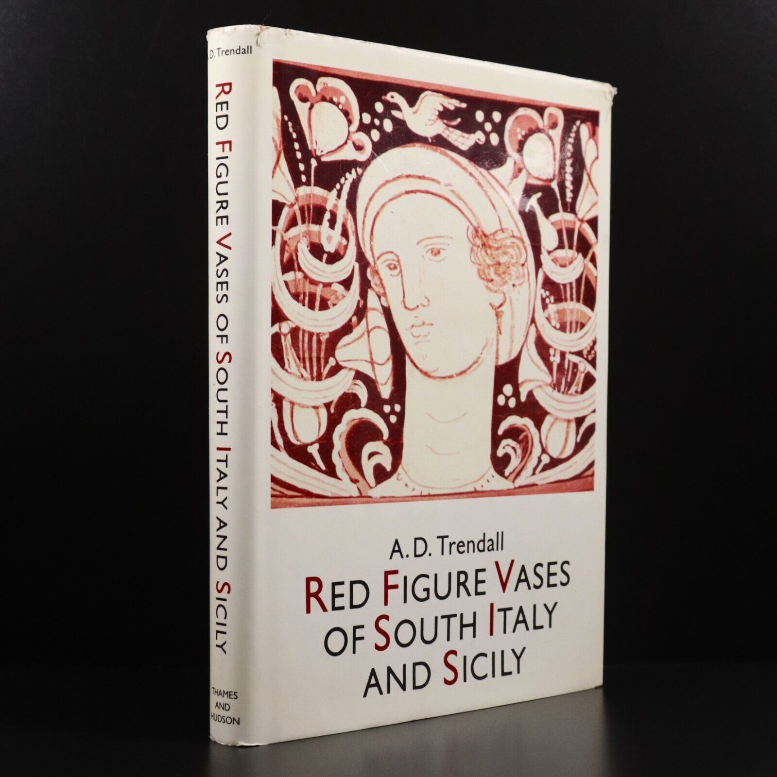 1989 Red Figured Vases Of South Italy & Sicily by A.D. Trendall History Book