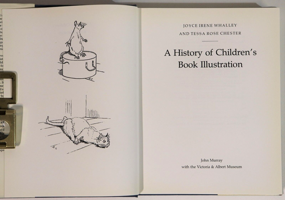1988 A History Of Children's Book Illustration J.I.Whalley Art Reference Book