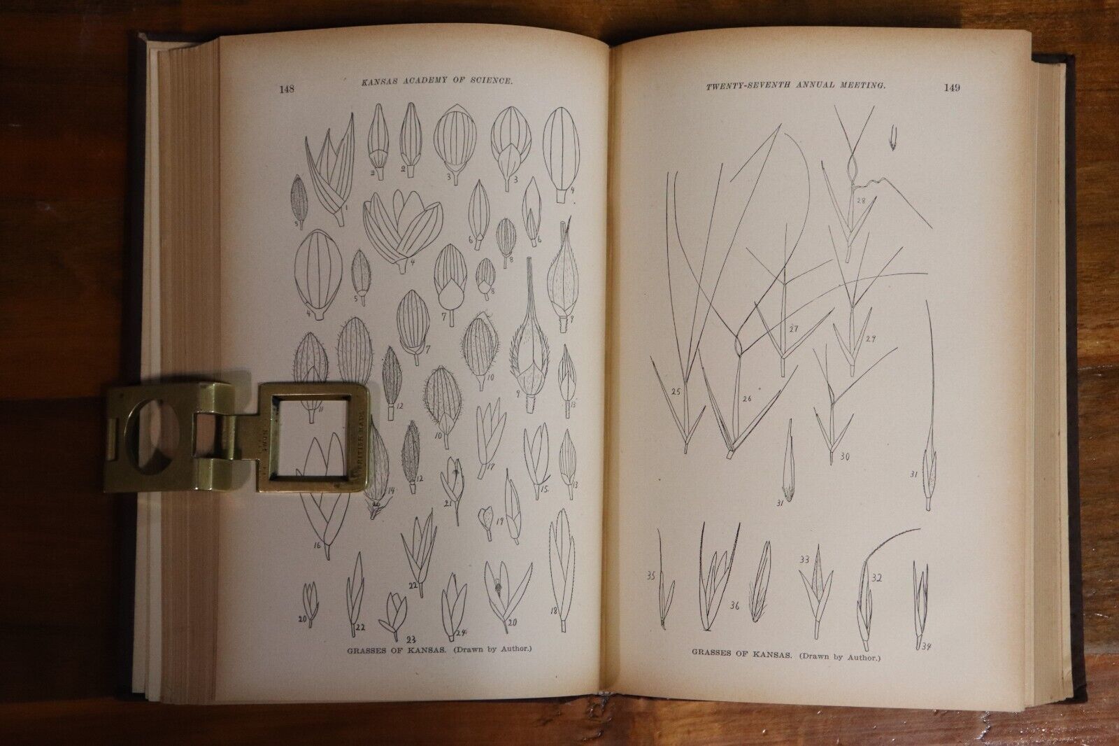 1896 Transactions Of The Kansas Academy Of Science Antique Science Book