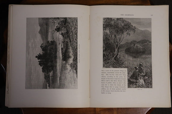 c1875 Picturesque Europe - Division 6 Rare Antiquarian Engravings Plates Book