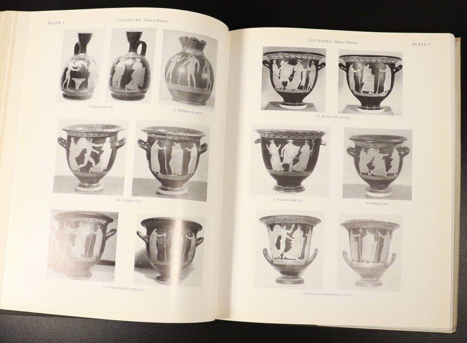 1967 Red Figured Vases Of Lucania Campania Sicily Archaeology Book Vol 2. Plates