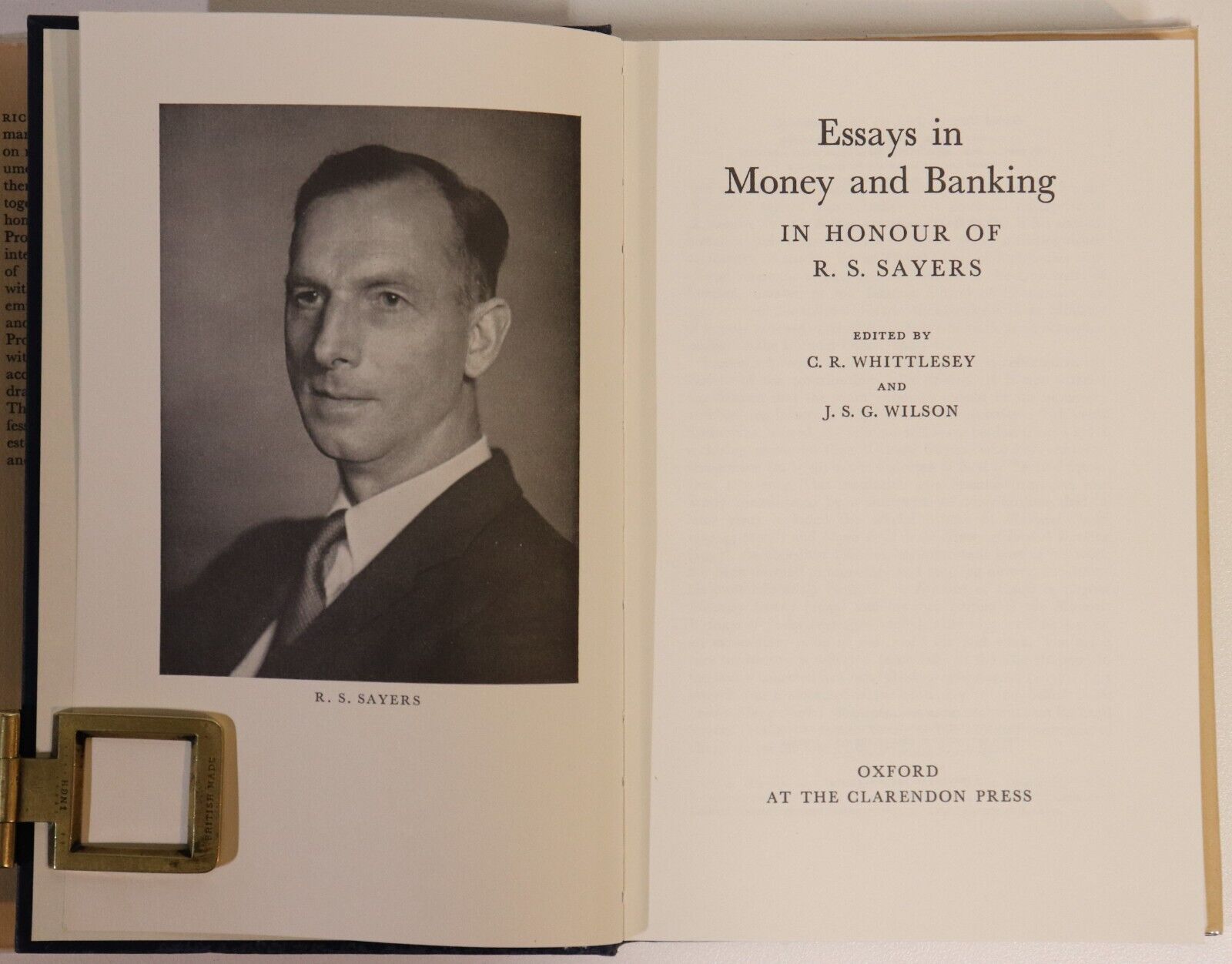 1970 Essays In Money & Banking Vintage British Banking & Finance Book - 0