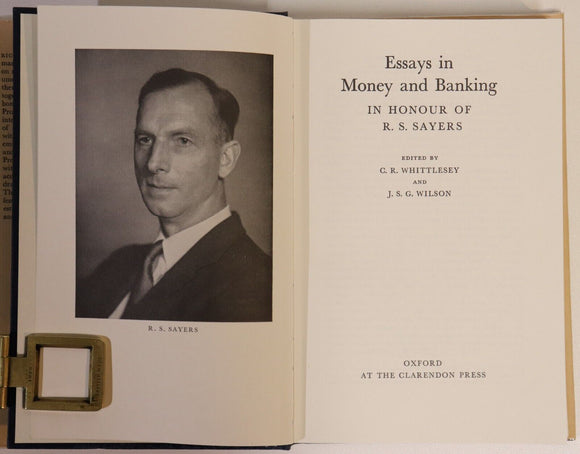 1970 Essays In Money & Banking Vintage British Banking & Finance Book