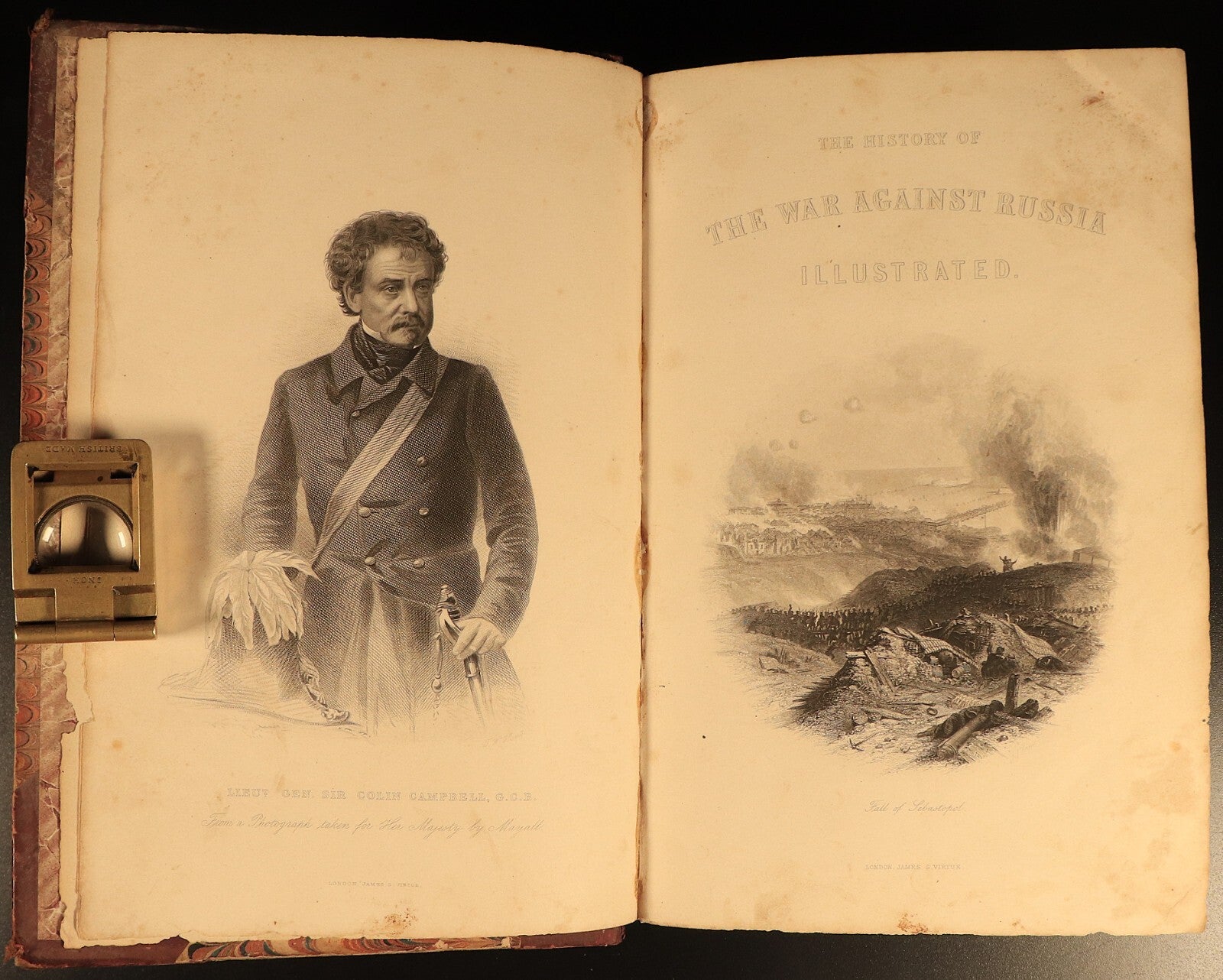 c1857 The Illustrated War Against Russia EH Nolan Antique History Books 2vol Set