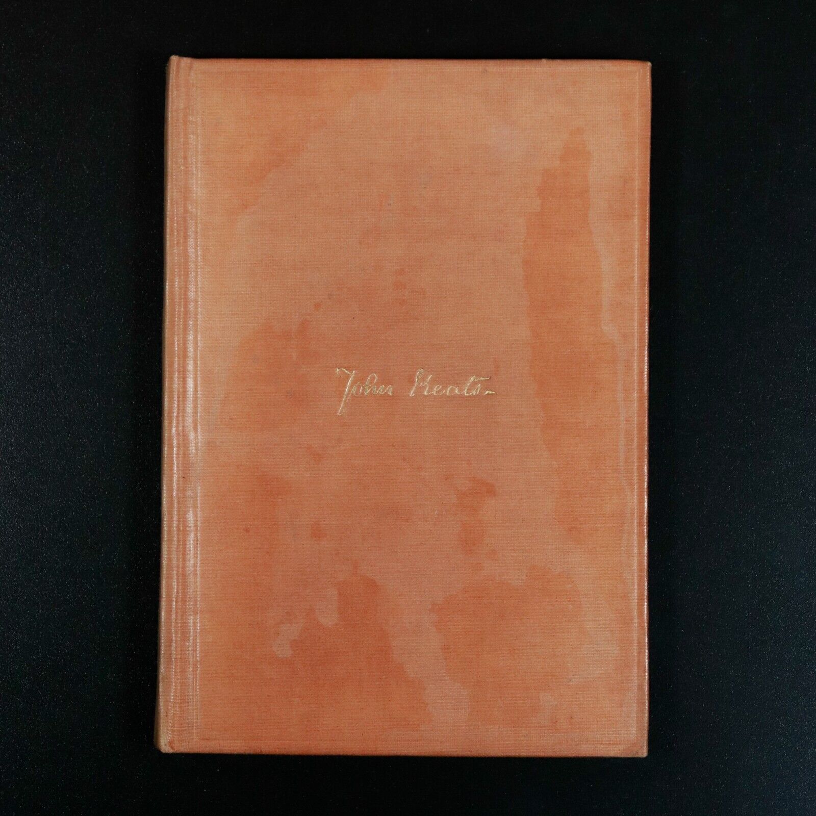 1915 Keats & His Poetry by William Henry Hudson Antique Poetry Book