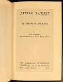 1912 Little Dorrit by Charles Dickens Antique Fiction Book Gresham V12-6