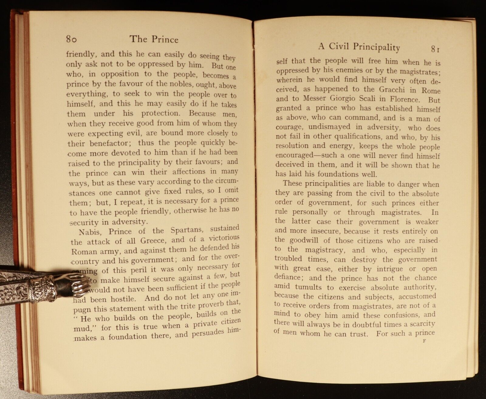 c1920 The Prince by Nicolo Machiavelli Antique Political Philosophy Book