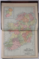 1884 Picturesque Ireland by John Savage Antiquarian Irish History Book Leather-3